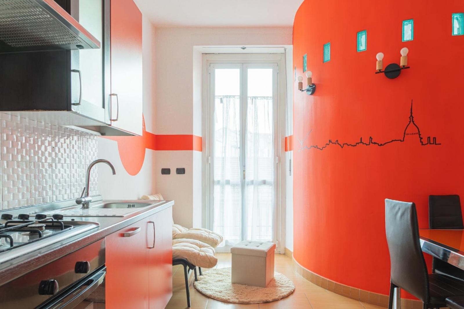 Equipped Apt Near To Parco Dora Turín Exterior foto